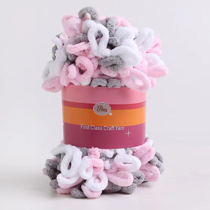 Picture of Loop Yarn Ear Yarn Medium-Thick Yarn for Hand Knitting DIY Pillows, Blankets, Scarves, Ice Yarn in Stock Wholesale