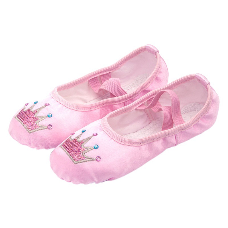 Children's Dance Shoes Soft-soled Practice Shoes Girls Cat's Claw Dancing Shoes Children's Toddlers Chinese Dance Girls Ballet Shoes