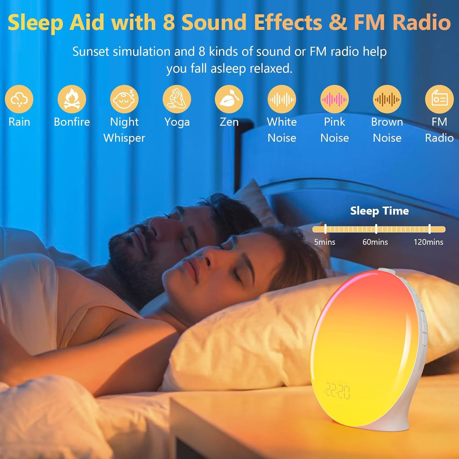 Picture of Sunrise Alarm Clock Wake up Light Night-Light