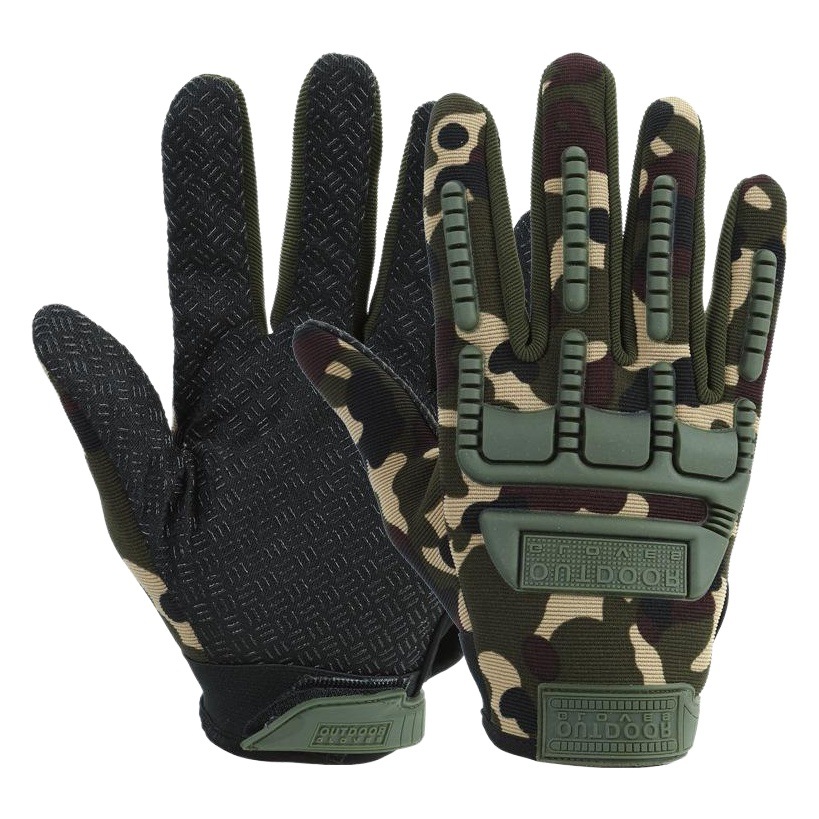 Cross-Border Full-Finger Tactical Gloves Men's Training Outdoor Women's Riding Motorcycle Gloves Mountaineering Climbing Wear-Resistant