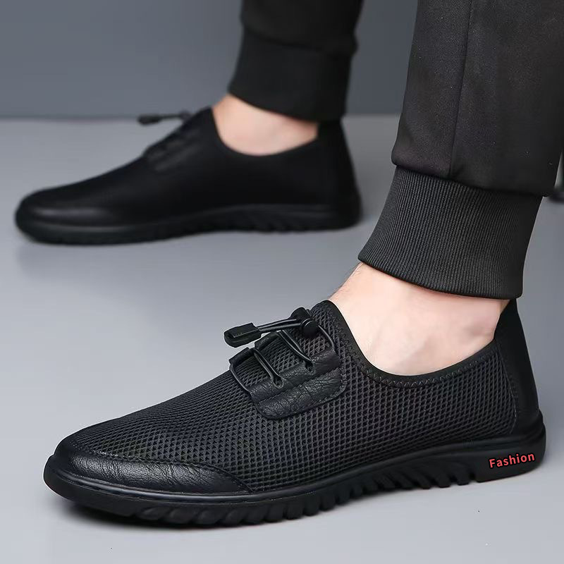 Shoes Men's New Men's Shoes Summer Casual Shoes Versatile Soft Sole Breathable Mesh Shoes Men's Running Sports Shoes