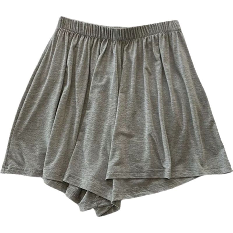 Picture of Modal Cotton Women's Shorts Spring and Summer Sports Leisure Home Fart Curtain Loose Outer Wear High Waist Wide Leg Pajama Pants Thin