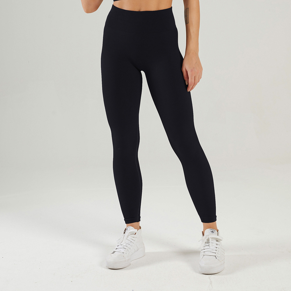 Picture of Nylon Summer Seamless Knitted High Elastic Sports Underwear U Square Collar Beautiful Back Yoga Sports Trousers Fitness suit Women