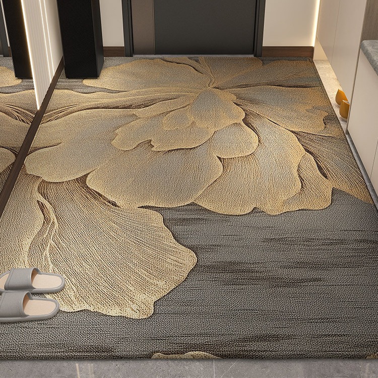 Floor Mat entrance door carpet door home door mat non-slip living room light luxury advanced entrance floor mat can be cut