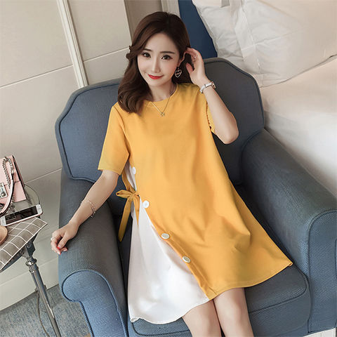 Picture of Maternity Summer dress 2025 New Summer Internet Popular Fashion Going Out Long Skirt Summer Top Trendy
