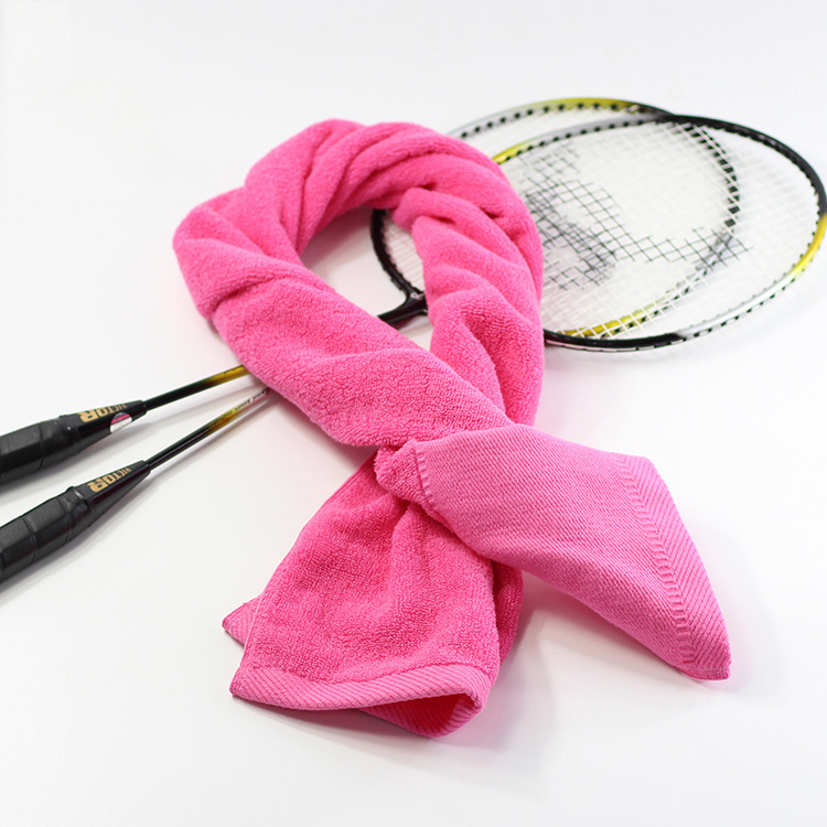 Picture of Cotton sports towel gym 32*110 extended sweat towel Marathon gift sports towel custom logo