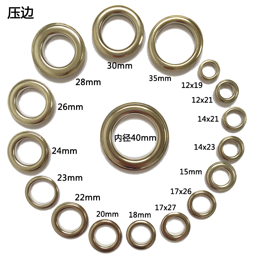 Picture of Round copper air eye manufacturers eyelet metal air eye buckle spray paint shoe eye buckle wholesale eyelet metal air eye