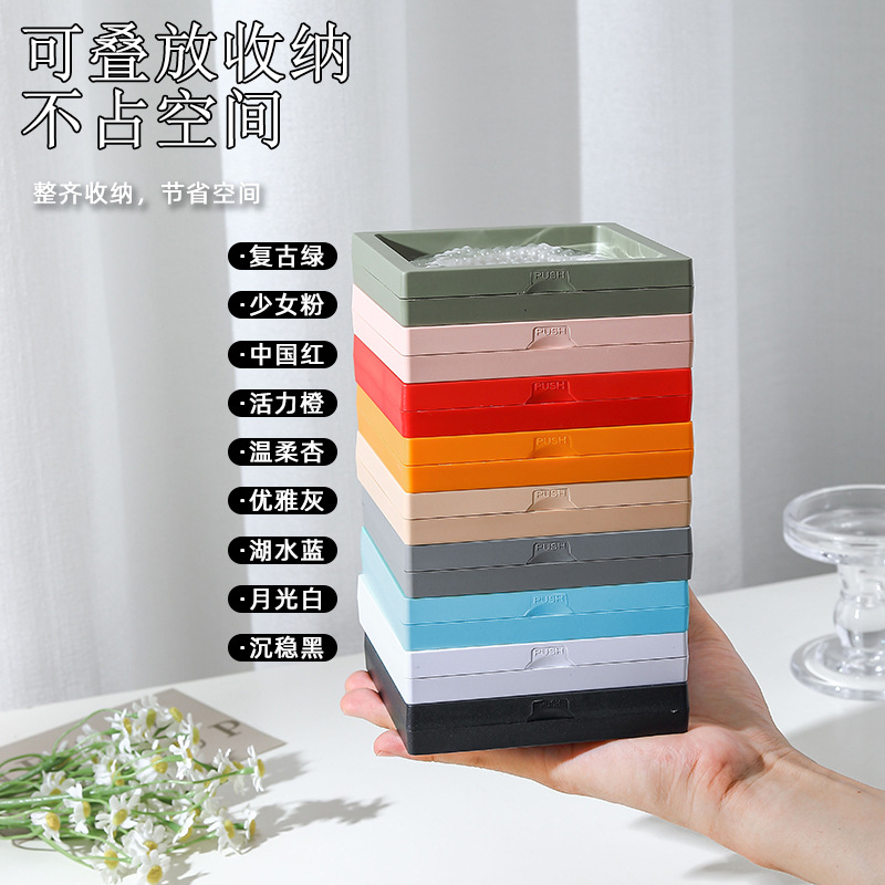 Picture of Pe Film Colorful Suspension Box Small Commodity Gift Box Jewelry Display Box Jewelry Ring Bracelet Box Jewelry Box