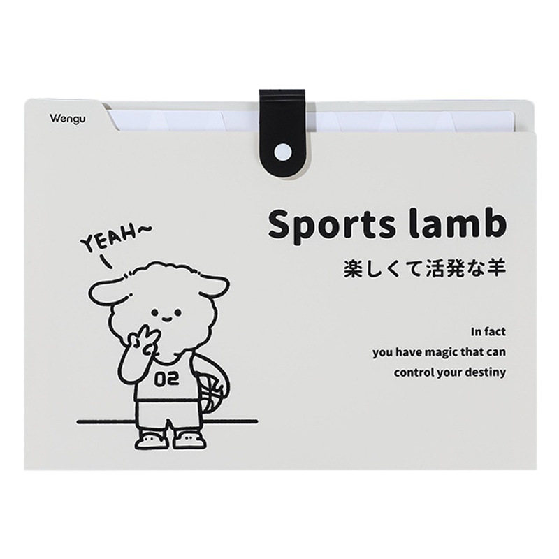 Wen Gu a4 organ bag multi-layer test paper data storage artifact bag student classification paper folder wholesale