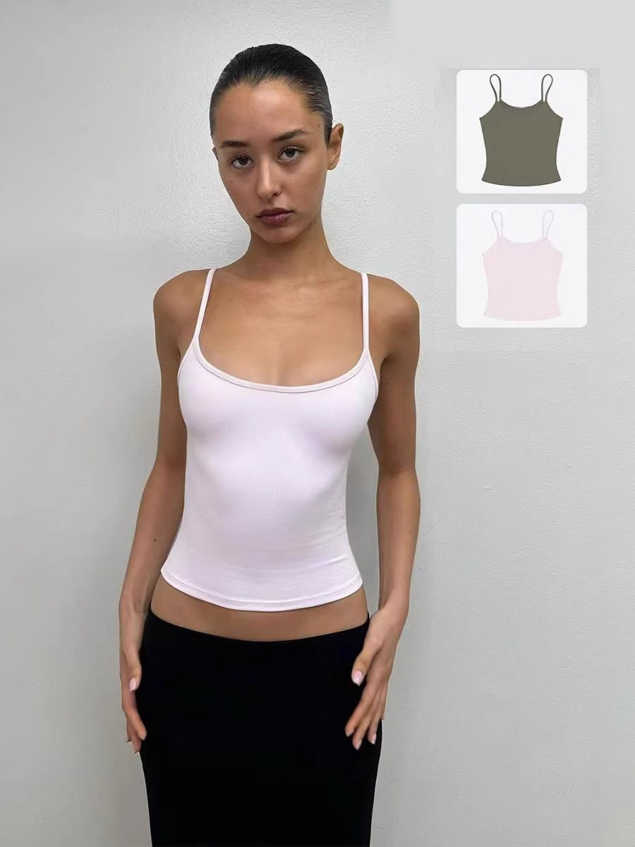 Picture of Spot Tankair American Sexy Pure Desire Sexy Elastic Small Camisole Fitness Sports Skin-Friendly Soft Waxy Summer