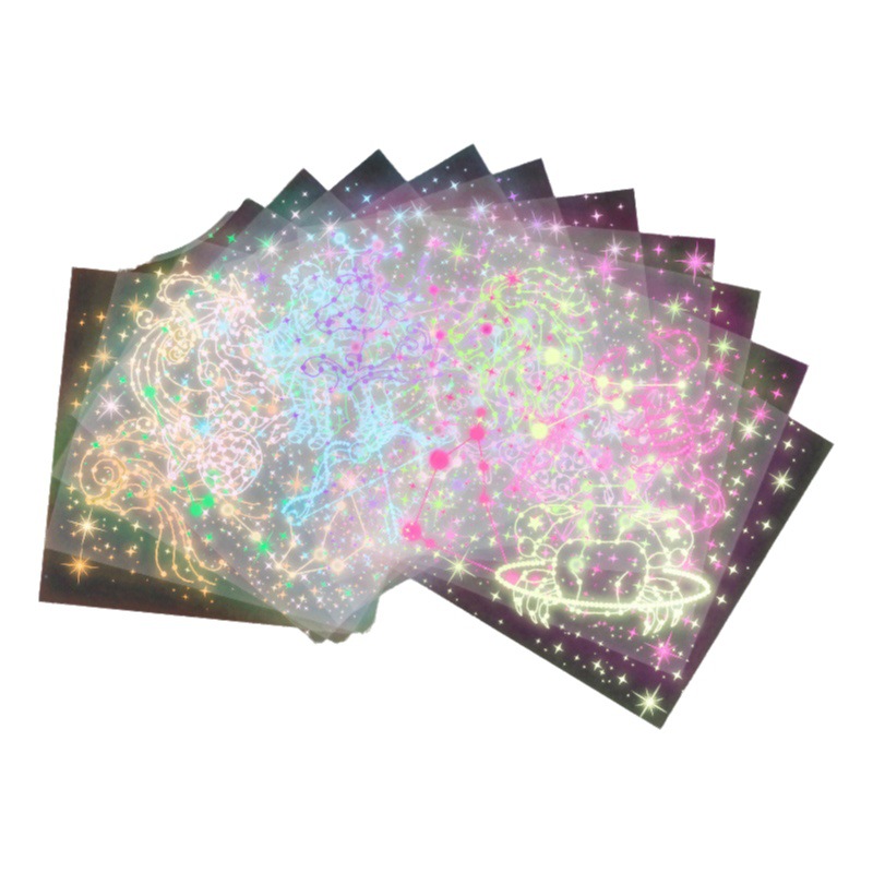 Picture of Luminous Twelve Constellations Starry Sky Paper Love Paper Crane Rose DIY Luminous Heart Origami Square Star Paper