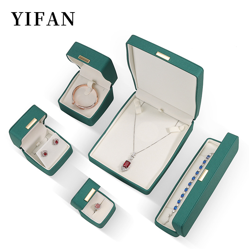 Light Luxury New Style Ring Jewelry Box Pendant Necklace Box Jewelry Beads Woolen Chain Jewelry Box Storage Packaging Box