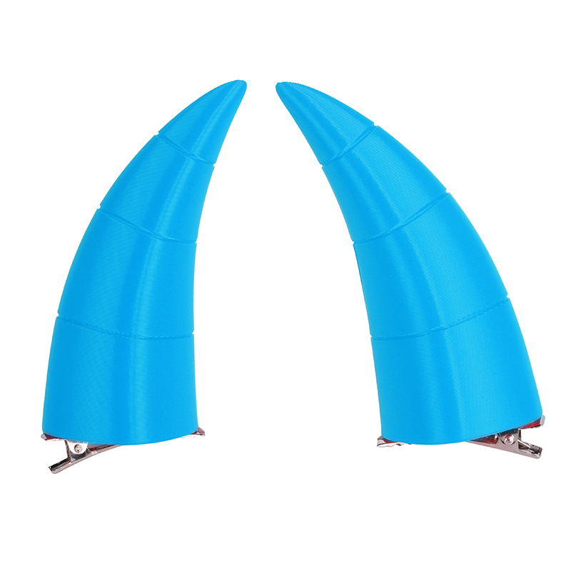 Picture of cosplay Universal Black Devil Horn Horn Halloween Headwear Accessories Props Cos Anime Hairpin 3D Headwear