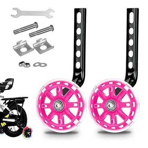 Children's bicycle auxiliary wheel 12 14 16 18 20 inch protection balance auxiliary wheel flash wheel accessories bracket