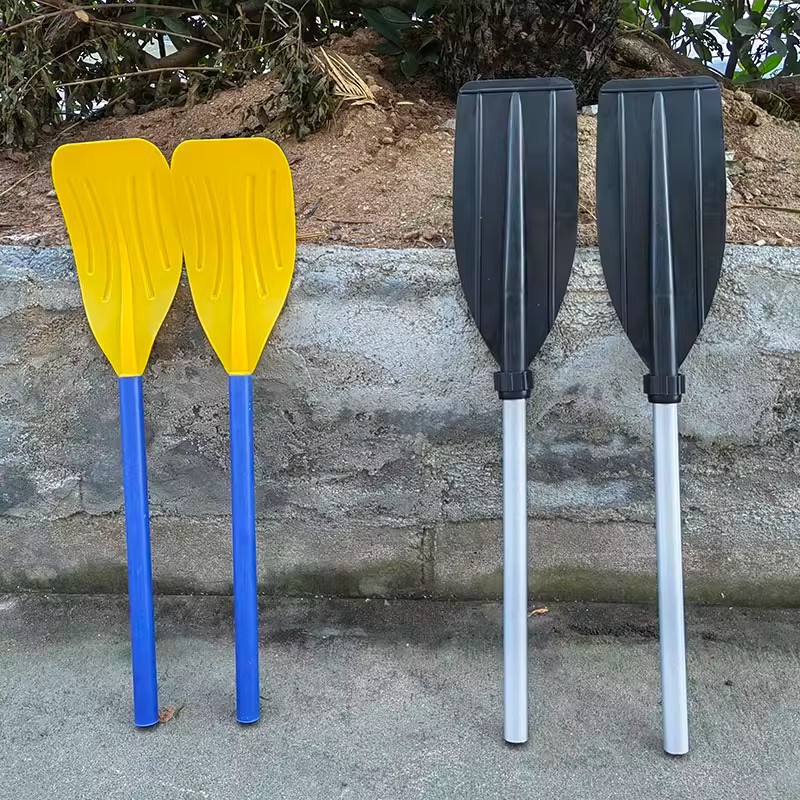 Thickened aluminum alloy boat paddle inflatable boat rubber boat assault boat paddle boat short paddle double-ended paddle