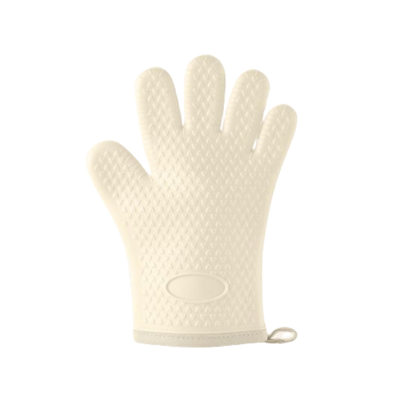Picture of Microwave oven silicone anti-scalding gloves baking oven special heat insulation gloves wholesale thick high temperature kitchen household