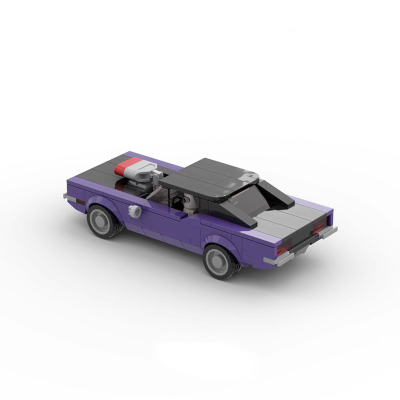 Picture of MOC Building Blocks Assembled Building Blocks Creative speed 8 Car Series 1970 Dodge Challenger Compatible with Lego Sports Car