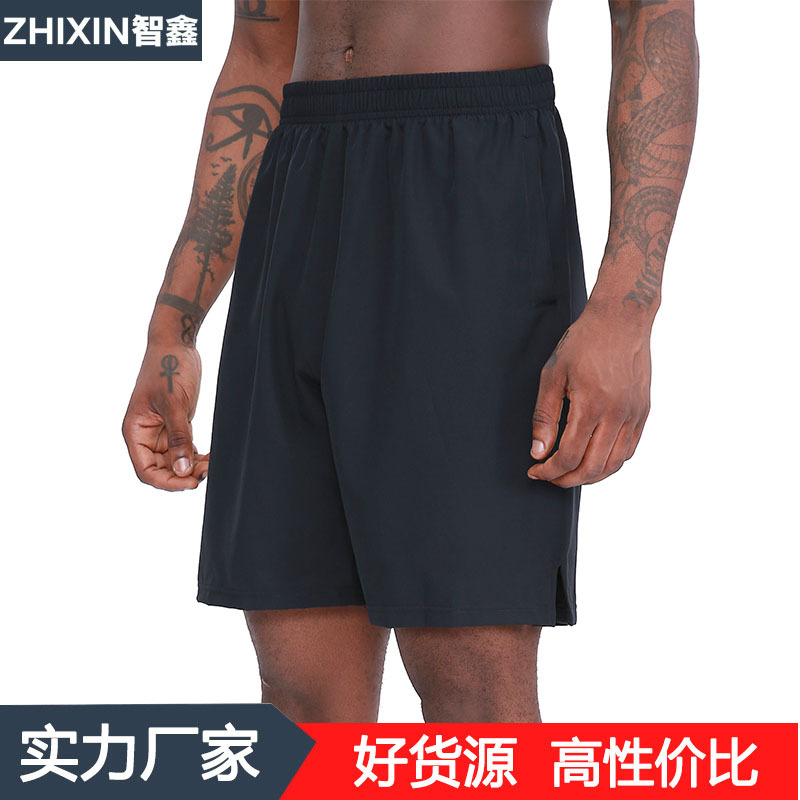 Breathable quick-drying sports shorts men's drawstring outdoor wear summer outdoor training loose fitness casual basketball shorts