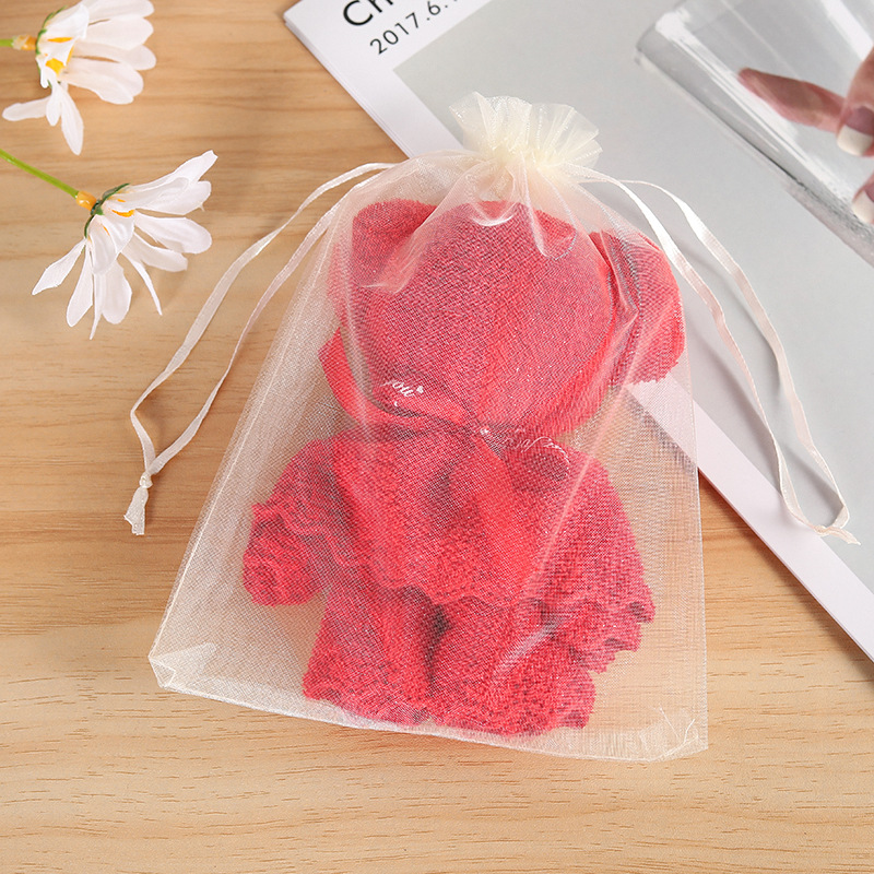Picture of Bear Towel Souvenir Wedding Opening Small Gift Kindergarten Graduation Wedding Shop Creative and Practical Return Gift Wholesale