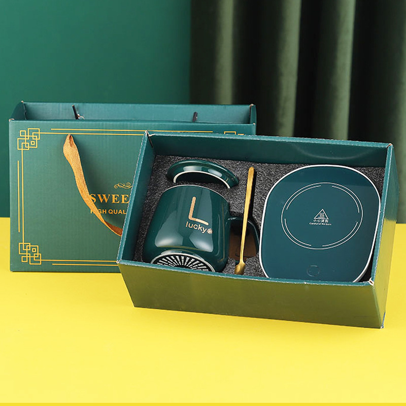 Picture of Strict selection of Cup ceramic constant temperature cup set mug creative couple practical opening companion gift printed logo