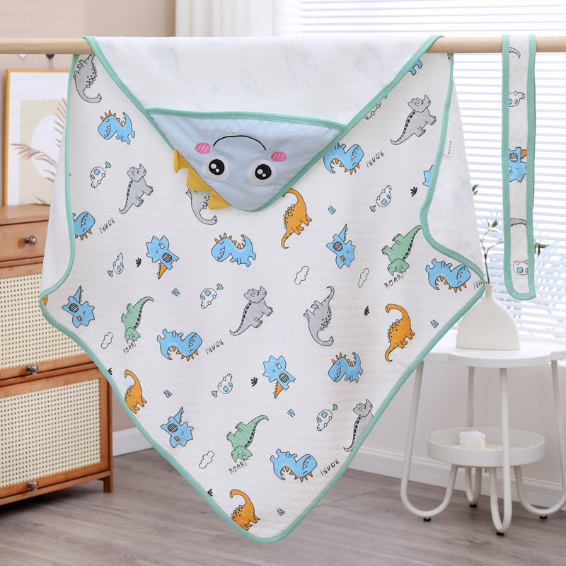 Picture of Baby Blanket Pure Cotton Type a Soft Breathable Delivery Room Newborn Swaddle Four-Season Universal Baby Blanket Anti-Jump