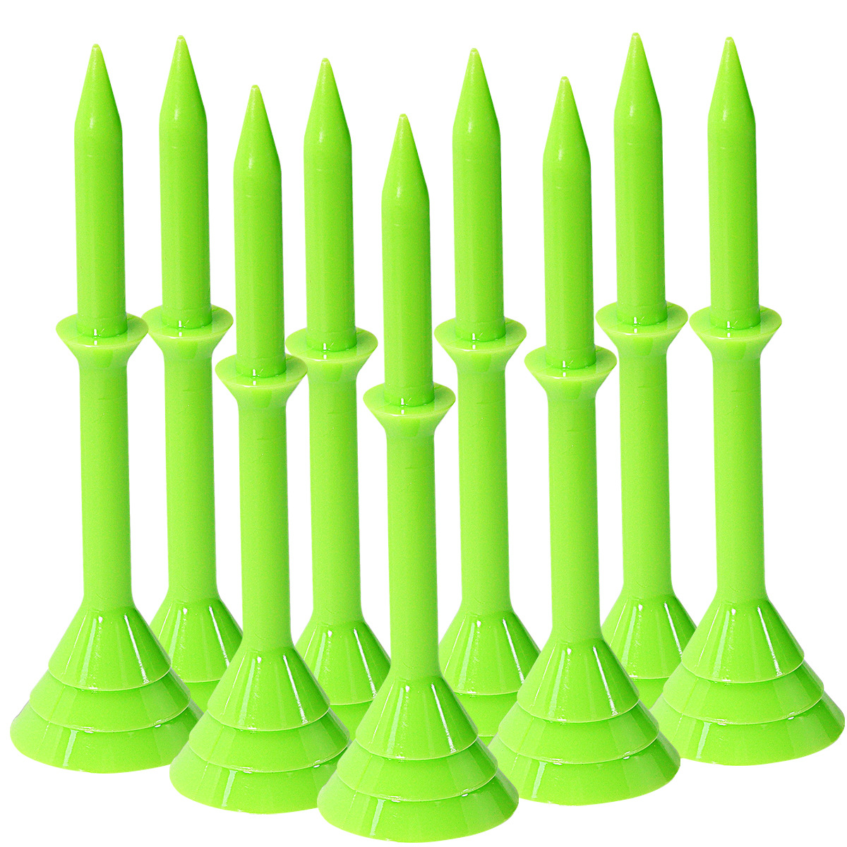 Picture of Golf ball nail large cup double layer 3-1/4 "plastic ball seat tee excellent hitting resistance and constant stability