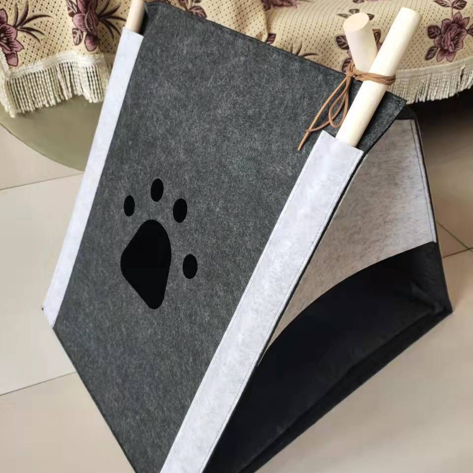 Universal Removable and Washable Felt Pet Nest for All Seasons, Dog Nest, Cat Nest, Tent Pet Nest, Cross-Border Amazon Spot