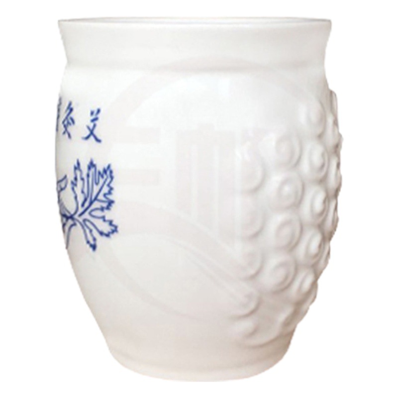 Double-Layer Ceramic Moxibustion Cup with Massage Point Scraping Moxa Stick Holder Moxibustion Box Yang Warming Moxibustion Device Magic Moxibustion Jar Warming Moxibustion Upgrade