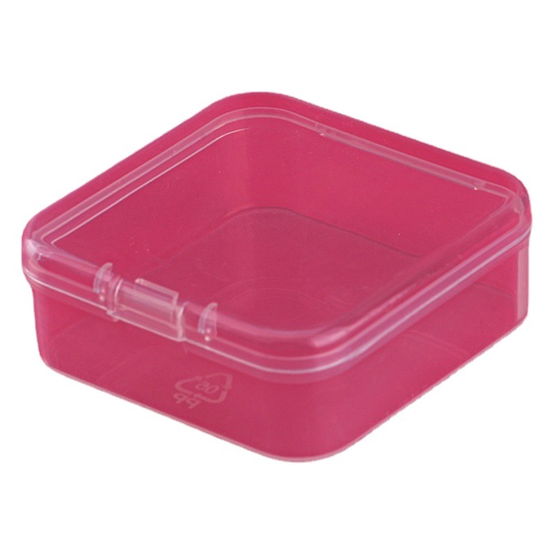 Storage box screw small box square plastic box square transparent box sample parts box accessories box buckle cover