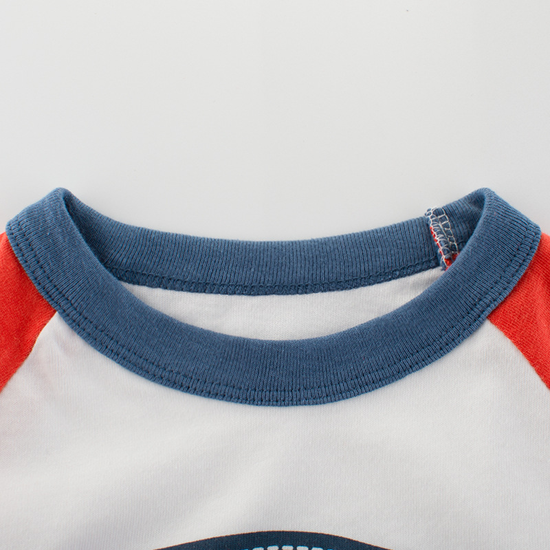 Picture of 27kids Korean version of children's clothing boys autumn new children's long sleeve T-shirt car baby coat a consignment