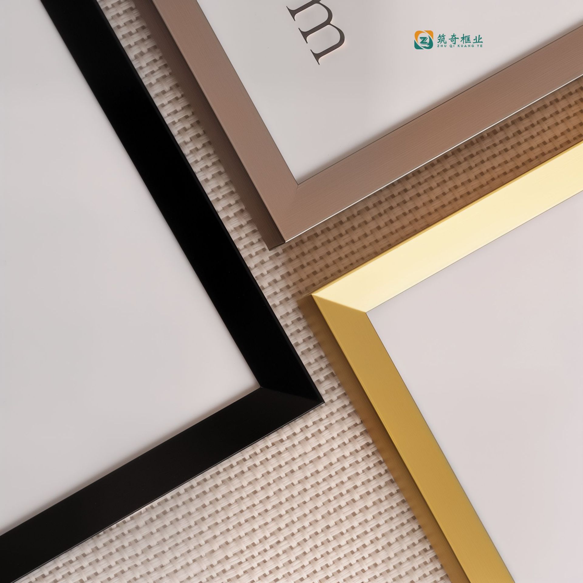 Aluminum Alloy Table Photo Frame Picture Frame Document Frame Business License Photo Frame Wholesale Simple Metal Narrow Edge Photo Frame Decoration