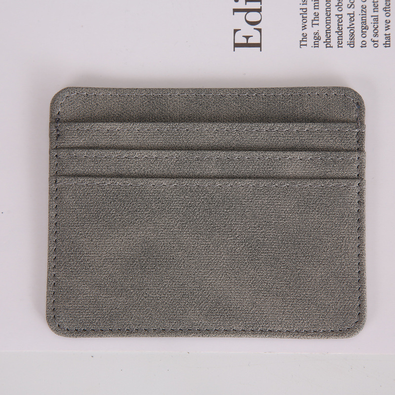 Picture of Cross-Border Carefully Selected Thin Card Holder Men's Small Card Holder Multi-Purpose Student Card Holder Credit Card Holder Bank Portable
