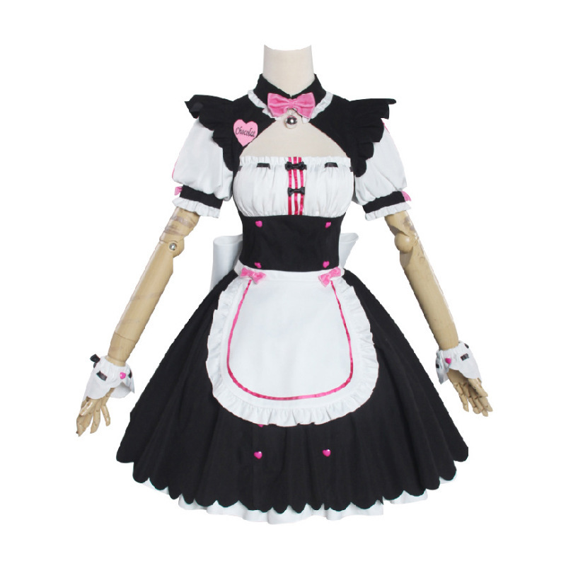 Picture of Cat Girl Paradise Cos Suit Lolita Chocolate Fragrance Cosplay Lolita Skirt Maid Costume Anime Uniform