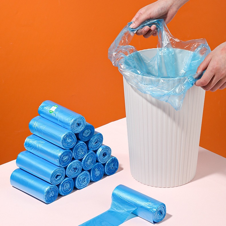 Garbage bag portable household thickened commercial office large affordable vest kitchen plastic bag wholesale