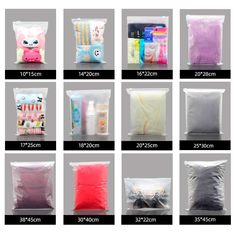 Picture of Pe Transparent Bag on Zipper,Zip Bag
