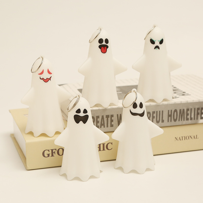 Picture of halloween Decoration Ghost Pendant Portable Small Ghost Night Light Troublemaker halloween Party Props