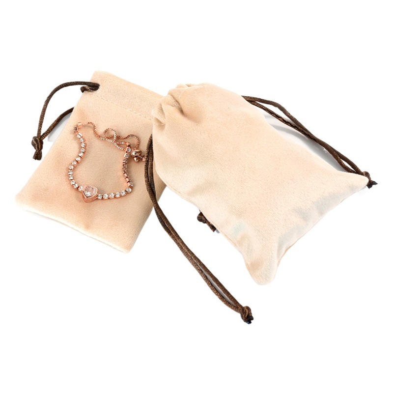 Flannel Bag Jewelry Storage High-end Lisi Flannel Bag Lipstick Jewelry Jewelry Bag in stock Wholesale