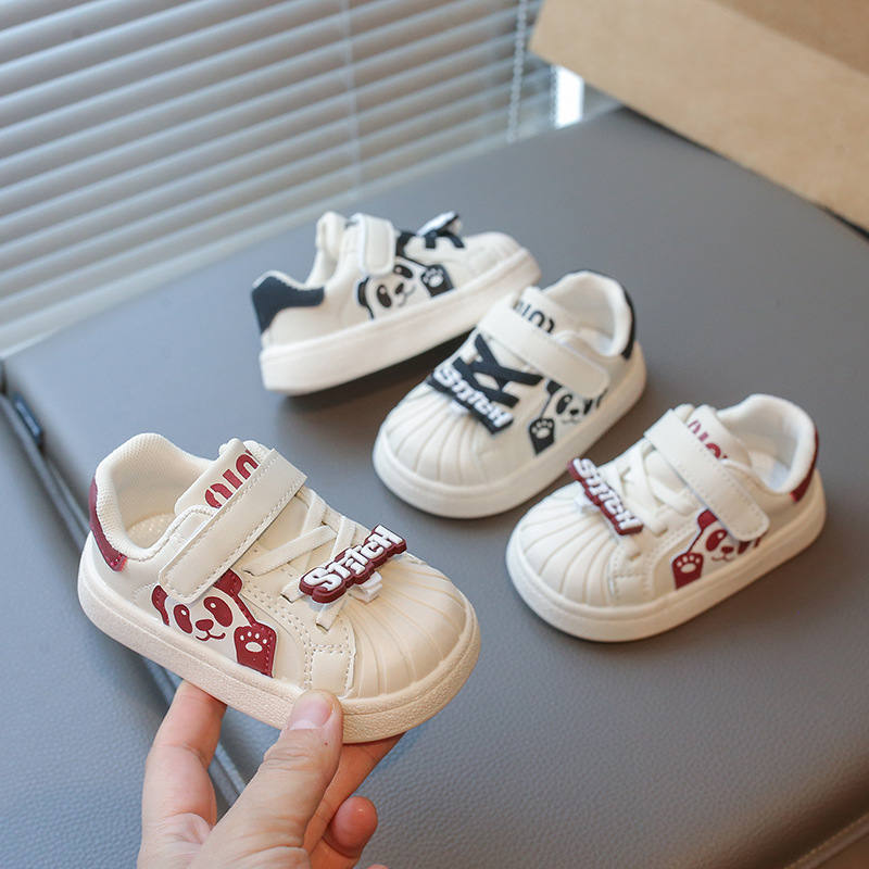 Spring New Baby Toddler Shoes Baby Men's Children's Shoes Soft Sole Non-slip Children's Board Shoes Cute Red Baby Shoes