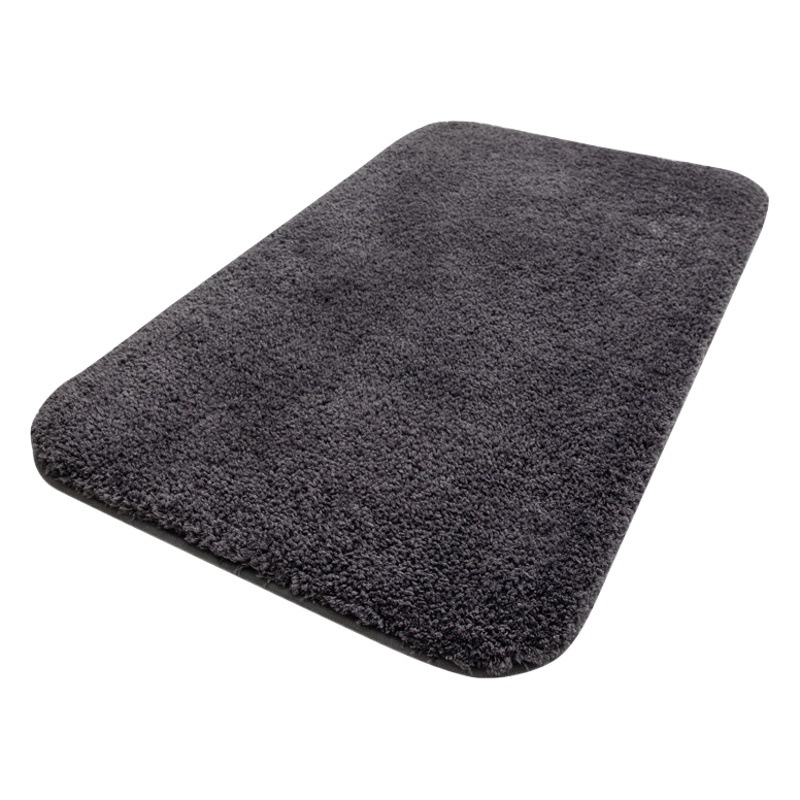 Plush Thickened Floor Mat Carpet Simple Bathroom Absorbent Door Mat Square Foot Mat Bathroom Anti-Slip Mat for Foreign Trade