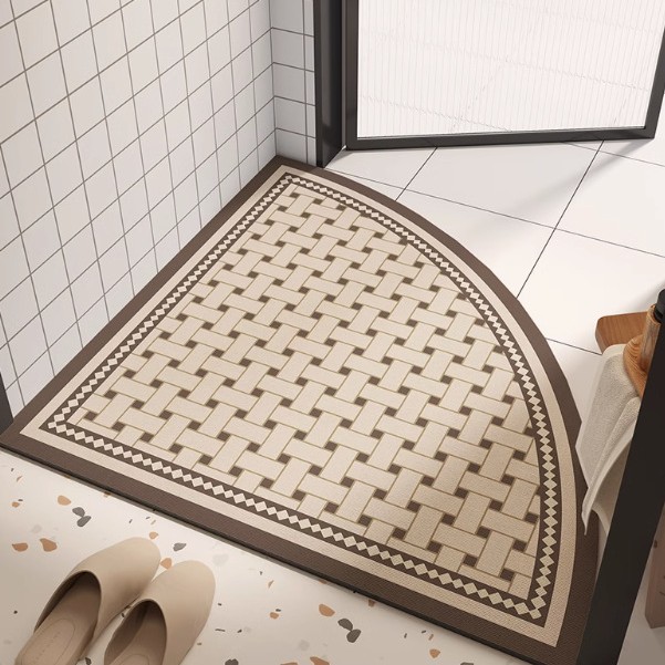 Picture of Cross-border Wholesale Diatom Mud Floor Mat Bathroom Absorbent Foot Mat Simple Dirty Resistant Anti-skid Mat Household Kitchen Tianjin Floor Mat