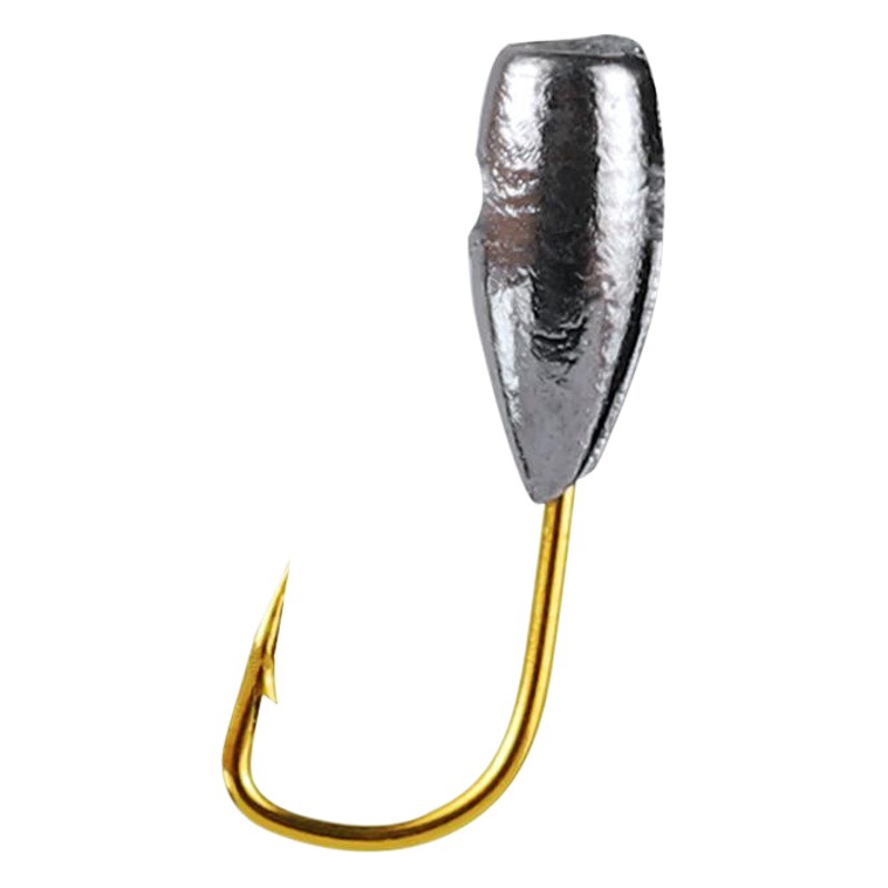 Lin Lake lead head to the sky hook tin head hook through the heart stream hook Jinhaixi Yisenijin sleeve hook 10 Pack wholesale