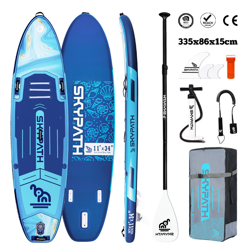 Picture of Inflatable Surfboard Sup Paddle Board Racing Board Yoga Board Amazon 3.35 Stand-Up Paddle Board High-Elastic Material