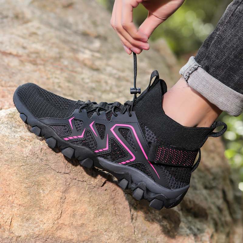 Wading Mesh Shoes Breathable Tracing Shoes Quick-drying Outdoor Swimming Sports Diving Shoes Hiking Travel Hiking Shoes for Men and Women
