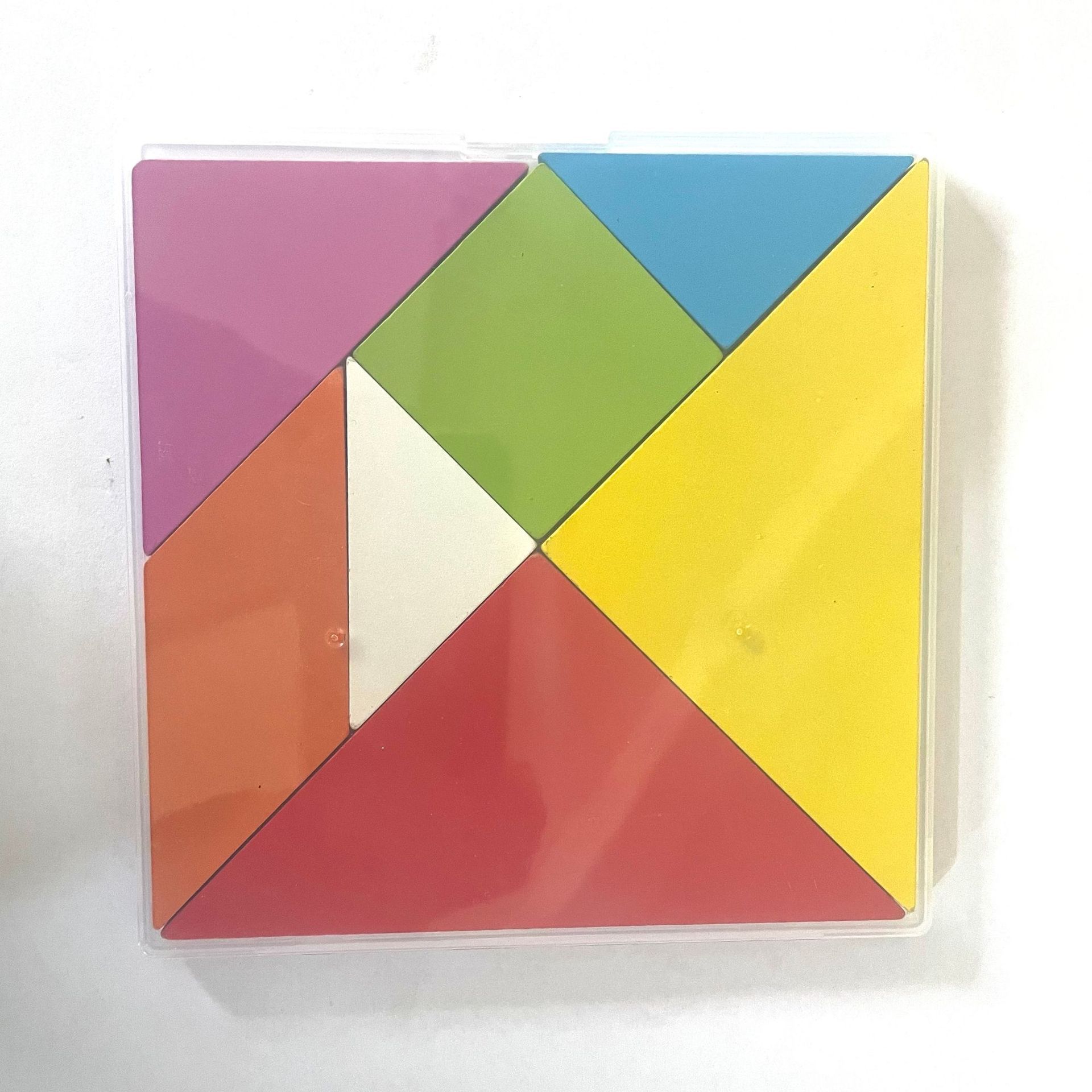 Picture of Kindergarten Varied Tangram Teaching Aids Assembled Geometric Shape Benefitable Intelligence Toys 6-12 Years Old Children's Small Gift Award