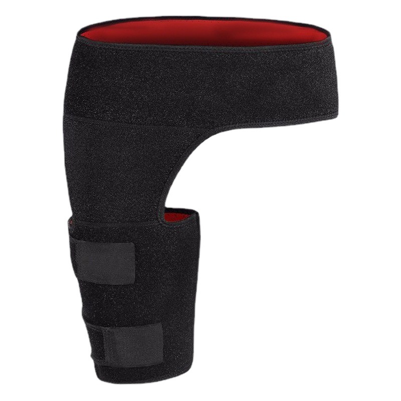Amazon Men's Fitness leggings cross-border anti-muscle strain hip protection belt weightlifting thigh protection Sports protective gear
