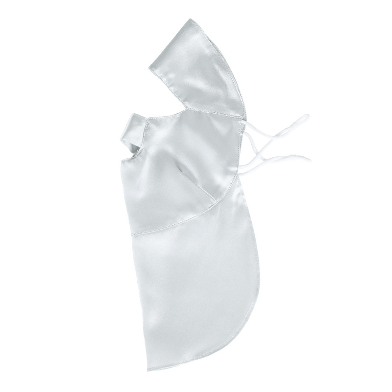 Picture of Silk sun mask sleep breathable full face cover summer UV mask mulberry silk oil smoke-proof veil for women