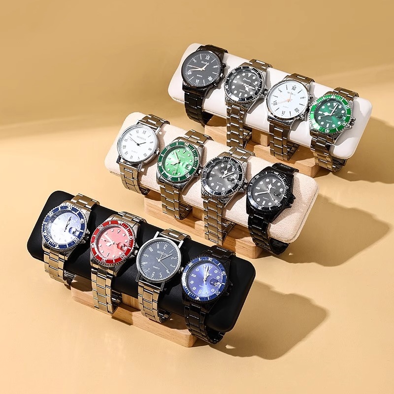 Picture of Jewelry Display Rack Walnut Retro Single-Layer Bracelet Rack Jewelry Store Bracelet Bracelet Display Storage Rack Prop Holder