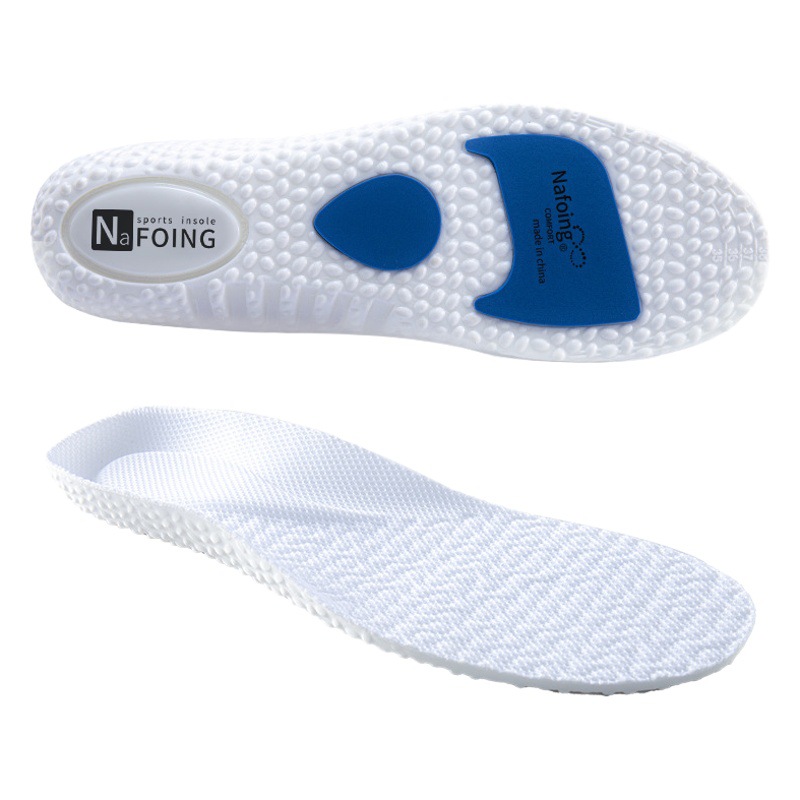 Men's Summer Shock-Absorbing and Breathable Sports Insoles That Are Not Tired after Standing for a Long Time, Soft-Soled Basketball Aj Air Cushion Insoles Wholesale