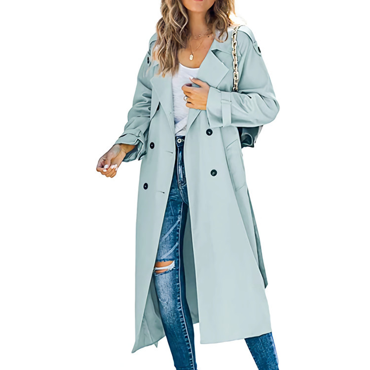 Picture of in stock! Amazon Independent Station Cross-border European and American Women's Winter and Autumn Coat Coat Foreign Trade 2023 Coat