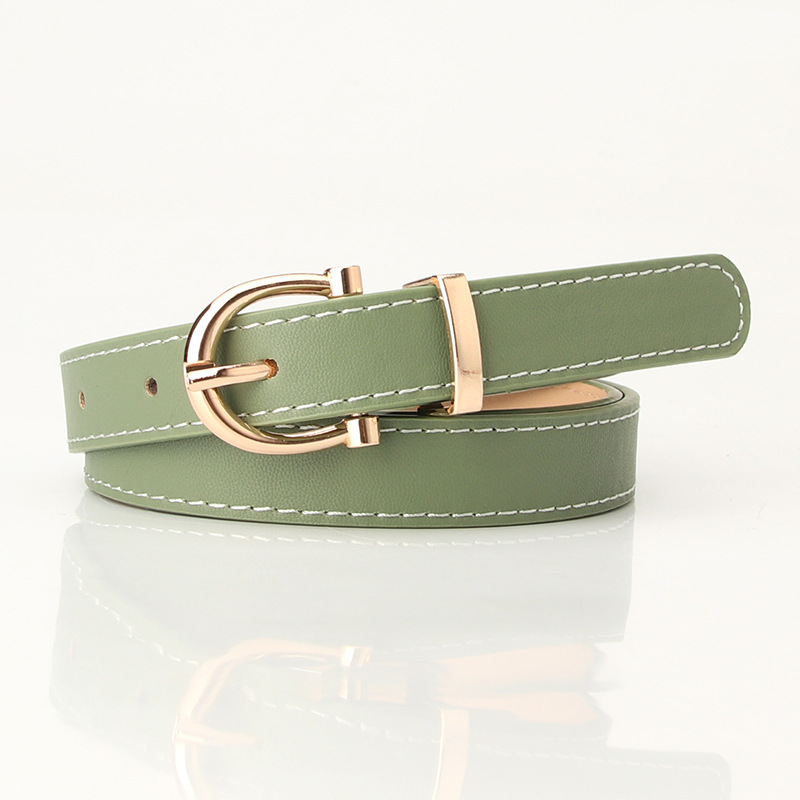 Picture of Cool matching in stock ladies Korean fashion belt student jeans decorative thin belt clothing matching belt women